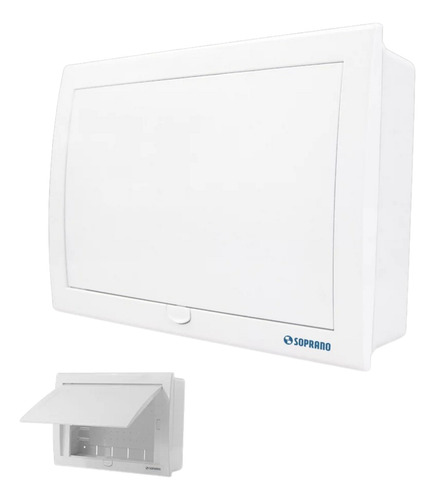 Quadro De Sistema Vdi De Embutir 30pb - Branco - Soprano