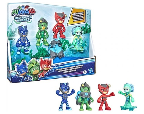 Figuras De Acción Pj Masks Misión Acuática Hasbro