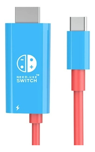 Cable Nintendo Switch Tipo C A Hdmi 4k 30hz, Adaptador 