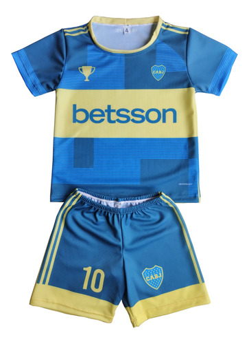 Conjunto De Bebe Niño Boca Juniors Remera Short