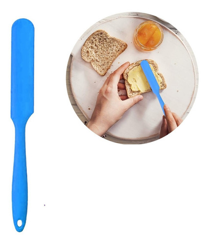 Aleissi Espatula Silicon Reposteria Y Cocina Miserable Color Azul