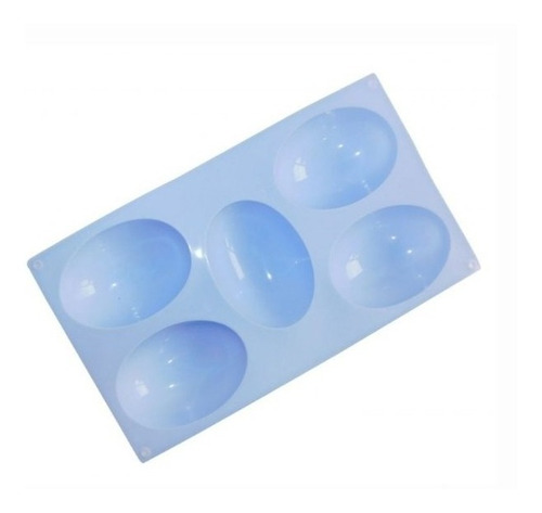 Molde De Silicona Huevos De Pascua Clasicos X5 / Lauacu