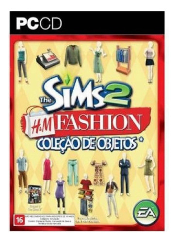 Jogo Game Pc The Sims 2 Fashion Coleção De Objetos