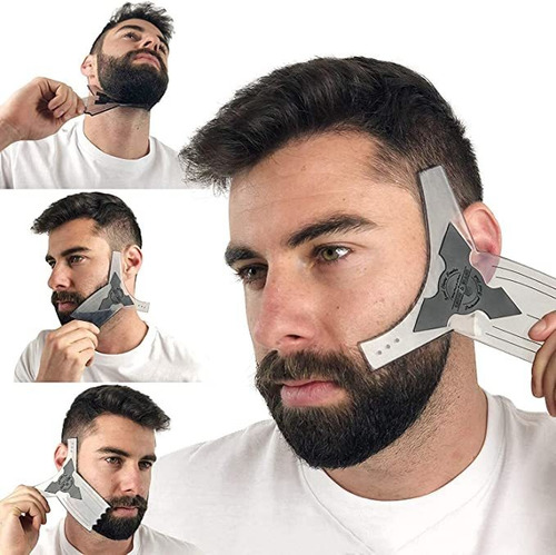 Kit De Herramientas De Barba Shaping Hombres Peine Y Lápiz