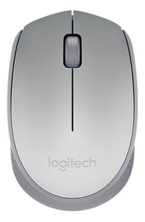 Mouse inalámbrico Logitech M170 plateado