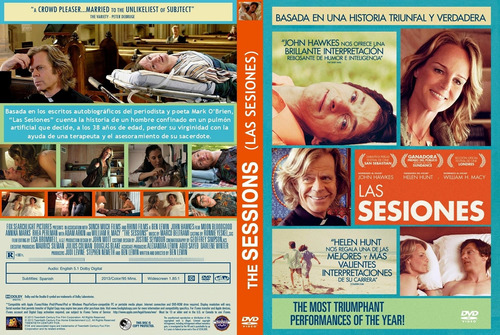 Las Sesiones ( The Sessions) Helen Hunt - Dvd