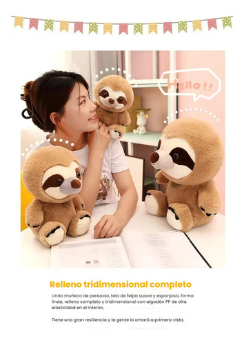 Muñeca De Peluche Sloth
