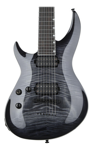 Esp Ltd H3-1007 Baritono Guitarra Electrica Para Zurdo Negro