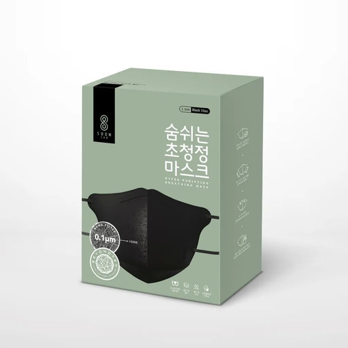 Bidameun Cubrebocas Coreano Con Filtro Nano Soomlab 8 Pz