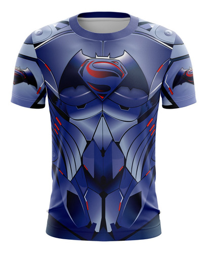 Playera Sublimada Batman Vs Superman Morada  