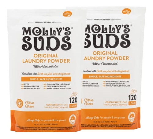 Molly's Suds Original Detergente Para Ropa En Polvo | Deterg