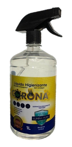 Sabonete Líquido Bye Corona Antisséptico Sem Enxague 1 Litro