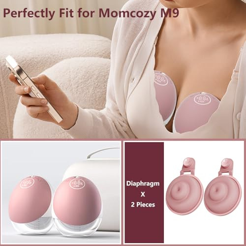 2 Diagragmas De Silicona Compatibles Con Momcozy M9, De Reem