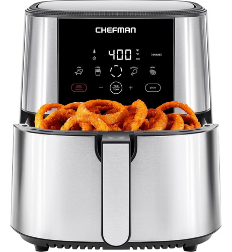 Freidora De Aire Chefman Turbofry, Capacidad Xl De 8 Cuartos