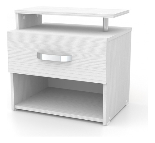 Mesa De Noche Der/izq Color Blanco M01396 