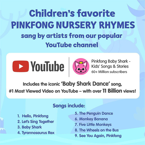 Pinkfong Sing-alongs 10 Botones De Sonido Libro De Sonido |