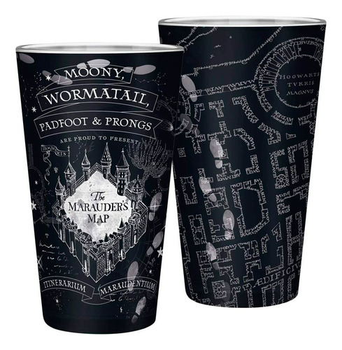 Vazo De Harry Potter Large Glass Marauder Map