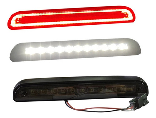 Tercera Luz De Freno Blanca + Roja 1993-2011 Para Ford F250