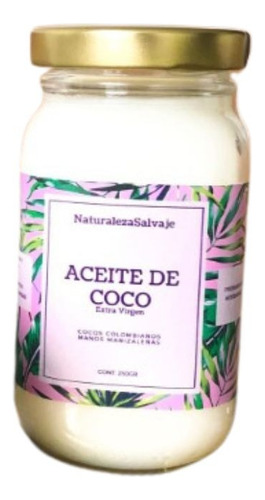 Aceite De Coco 100% Natural 500 - g a $84