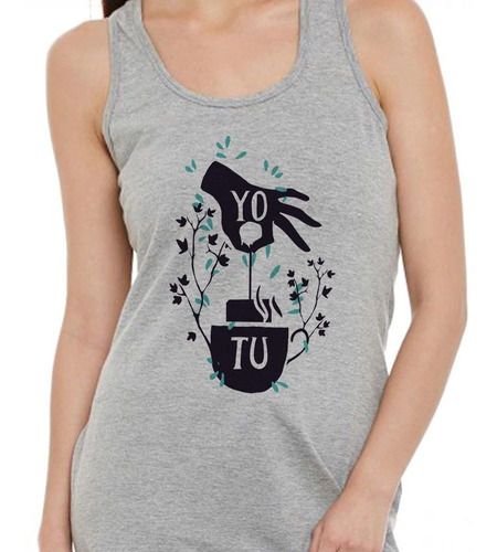 Musculosa Yo Y Tu Mano Taza Cafe Ramas