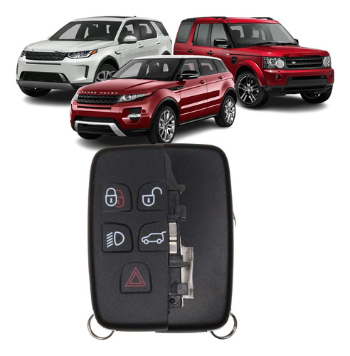 Carcaça Chave Presença Evoque Discovery Freelander 5 Botões