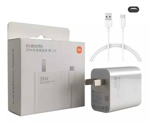 Xiaomi MDY-09-EW Cargador Original 5V/2A + Cable de carga USB Tipo-C 1m  Blanco