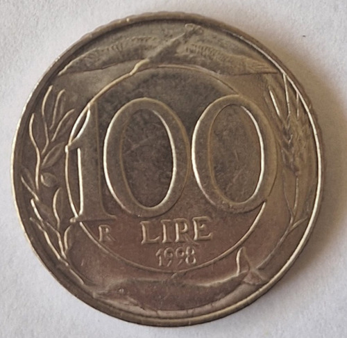 Espectacular Moneda De 100 Lipas (lira) Italiana ( Rareza)