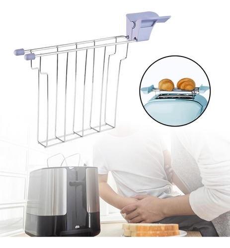 Soporte Para Rebanadas De Pan, Sándwich, Parrilla, Gris