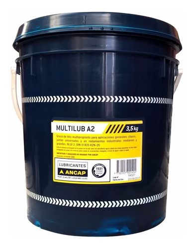 Grasa Multipropósito Multilub A2 X 3.5kg - Ancap - Blanis