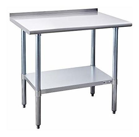 Hally Stainless Steel Table For Prep & Work 24 X 30 Inches, 