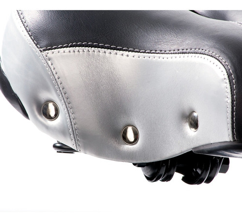 Imagen 7 de 10 de Asiento Para Bicicleta Crusier Confortable Negro C/ Remaches