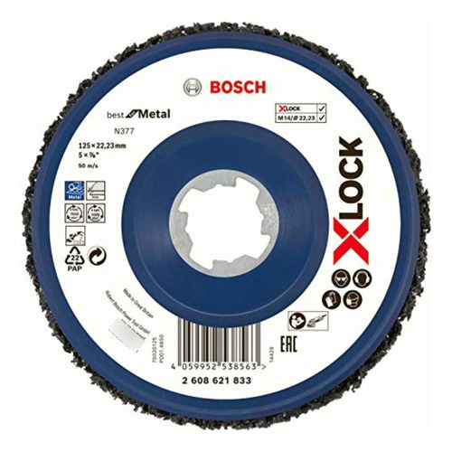 Bosch Professional 2608621833 X-lock Disco De Limpieza N377