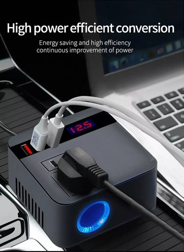 Inversor De Carro 150 W Pico Dc 12 V/24 V A 110 V/220 V 1