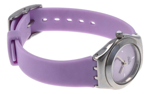 Reloj Para Mujer Swatch *irony*. Morado Plateado Morado (Usado)