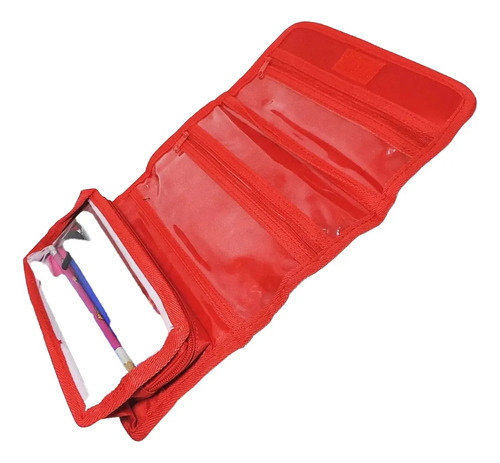 Cartuchera Neceser 47 Street Stranger Original Rojo Rojo