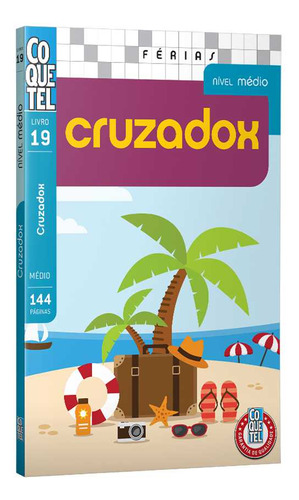 Livro Coquetel Cruzadox nível médio Ed 19, de Equipe Coquetel. Editora Coquetel - NF em português