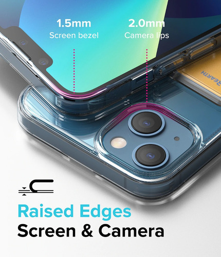 Rosario Funda Ringke Fusion Car iPhone 13 Clear Premium