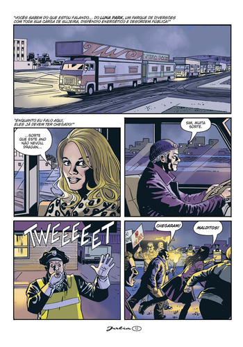 Júlia Graphic Novel - Vol. 02: O Caso Do Luna Park, De Berardi, Giancarlo / Calza, Lorenzo., Vol. 1. Editorial Mythos Editora, Capa Mole Em Português