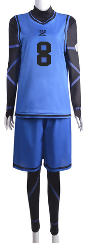 Camiseta De Fútbol Blue Lock Bachira Meguru Para Cosplay