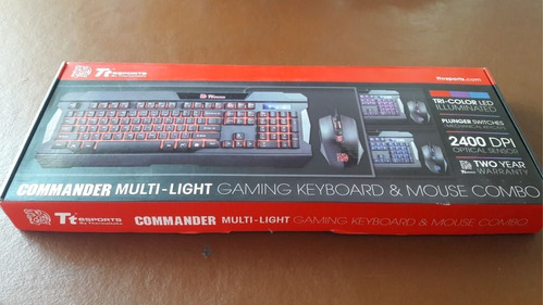 Teclado Y Mouse Thermaltake Tt Esports Commander Multilight