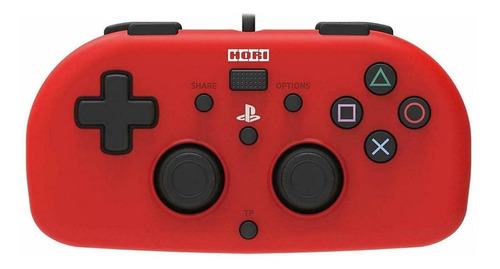 Controle joystick Hori Wired Mini Gamepad vermelho