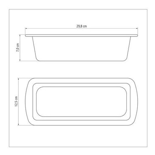 Budinera Molde 26cm Tramontina Fuente Teflon Pan Aluminio