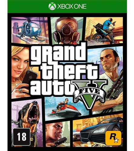 Jogo Xbox One Gta V Midia Fisica