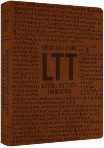 Bíblia De Estudo Ltt Literal Do Texto Tradicional Marrom
