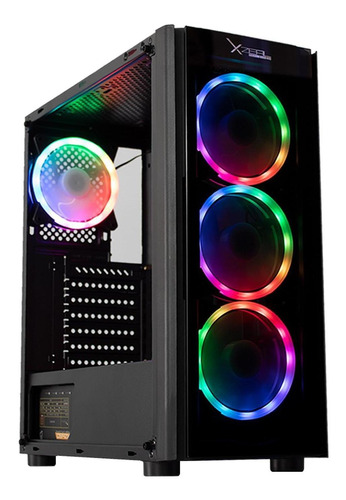 Gabinete Xzeal Xz110-1 Rgb Con Ventana, Tower, Atx/micro