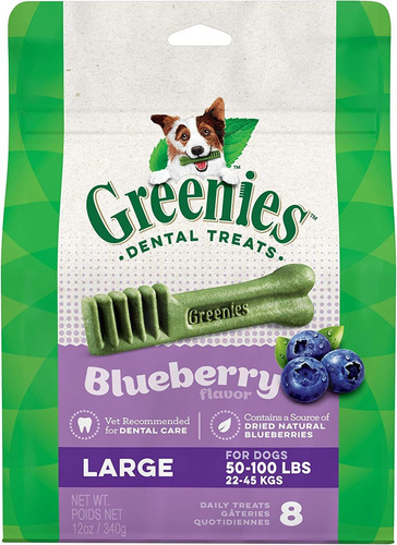 Greenies Blueberry Golosinas Dentales Naturales Para Perros,