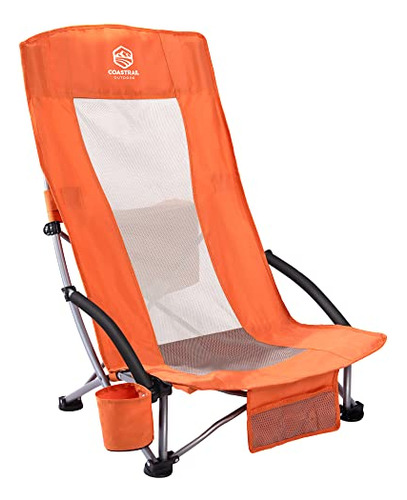 Coastrail Outdoor Silla De Playa Plegable De Malla Con Respa