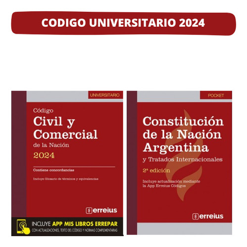 Codigo Civil Y Comercial + Constitucion Version Pocket