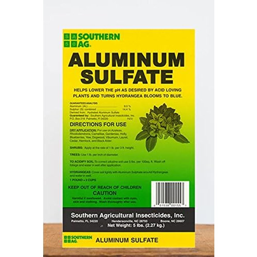 Sulfato De Aluminio (acidifica Suelo), 5 Lb