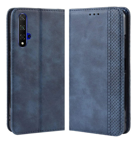 Para Huawei Nova 5t Case Retro Pu Cuero Cartera F586